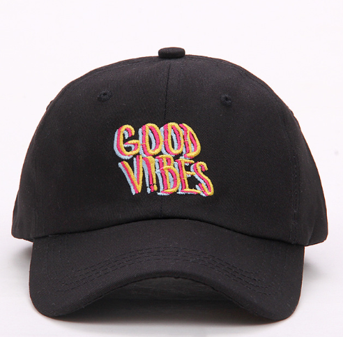 Spread Positivity: "Good Vibes" Baseball Cap