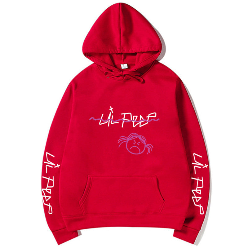 Channel Your Inner Emo Vibe: Lil Peep Print Hoodie