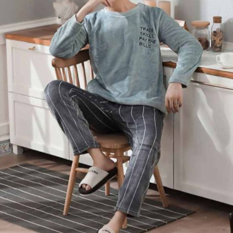 Super Soft & Snug: Padded Flannel Pajama Set