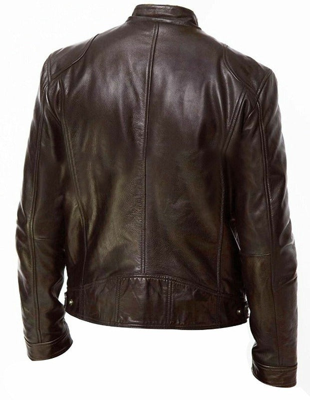 Built For Confidence: Premium PU Leather Jacket For A Polished Look