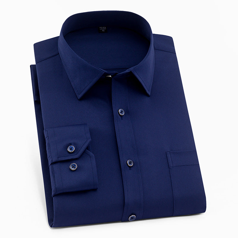 Sharp Lines, Timeless Style: Square Collar Long-Sleeved Shirt