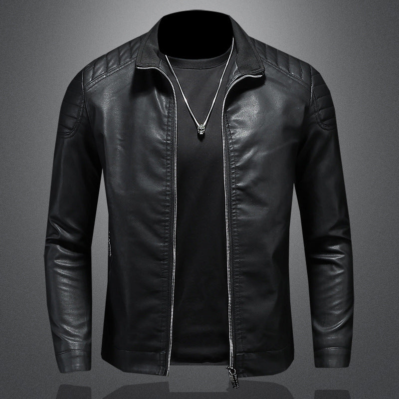 Highway Renegade: Leather Motorcycle Jacket