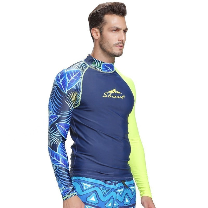 Sun-Shielded Surf: Long-Sleeve Wetsuit Top