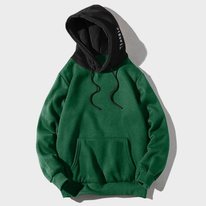 Two Colors Hoodie: Stand Out With A Bold Choice