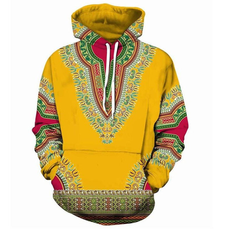 Unleash Your Inner Vibrance: 3D Printed Hoodies with African Flair