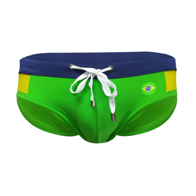 Rep Your Nation: Flag-Inspired Swim Briefs