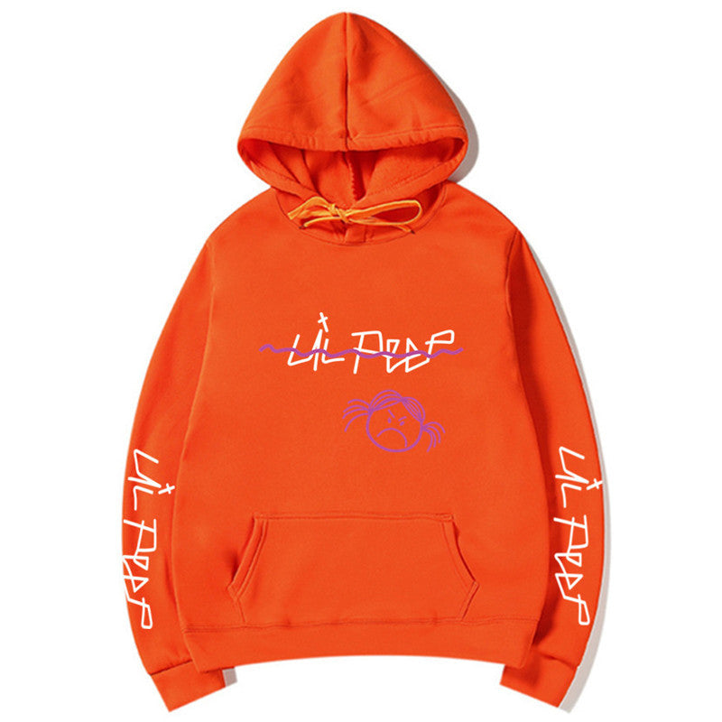 Channel Your Inner Emo Vibe: Lil Peep Print Hoodie