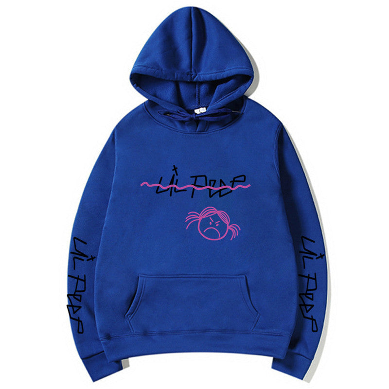 Channel Your Inner Emo Vibe: Lil Peep Print Hoodie