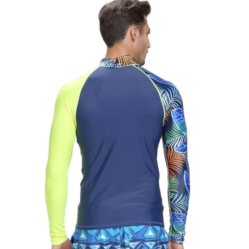 Sun-Shielded Surf: Long-Sleeve Wetsuit Top