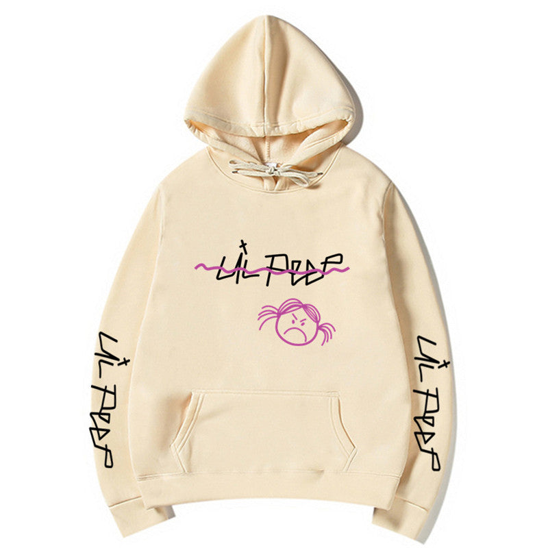 Channel Your Inner Emo Vibe: Lil Peep Print Hoodie