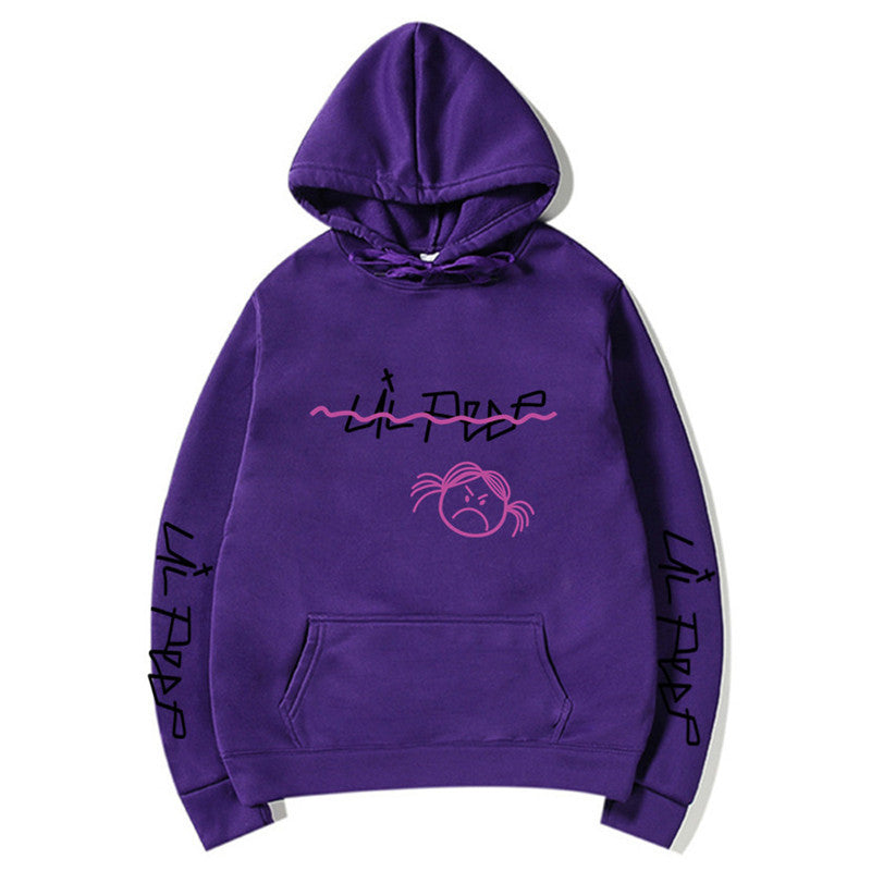 Channel Your Inner Emo Vibe: Lil Peep Print Hoodie