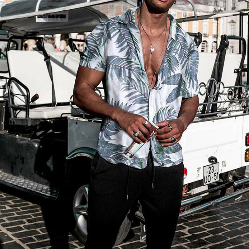 Vacation Vibes: Floral Short Sleeve Shirt