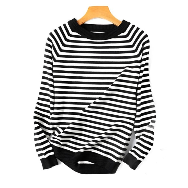 Knit Up Your Happiness: Women's O-Neck Sweater, Pure Bliss Guaranteed