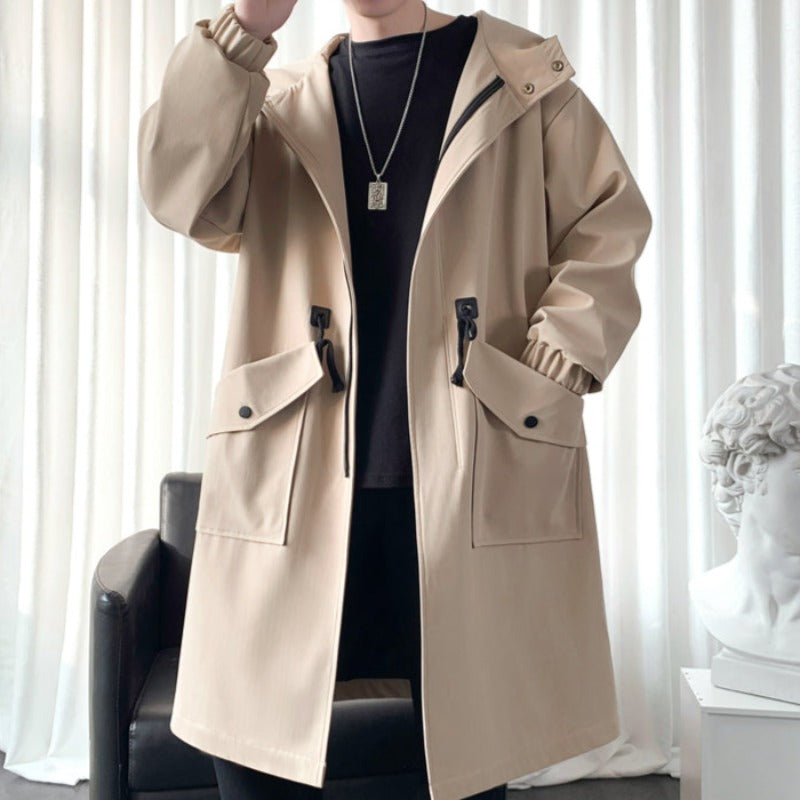 Face Any Weather In Style: Big Pocket Windbreaker Hooded Coat