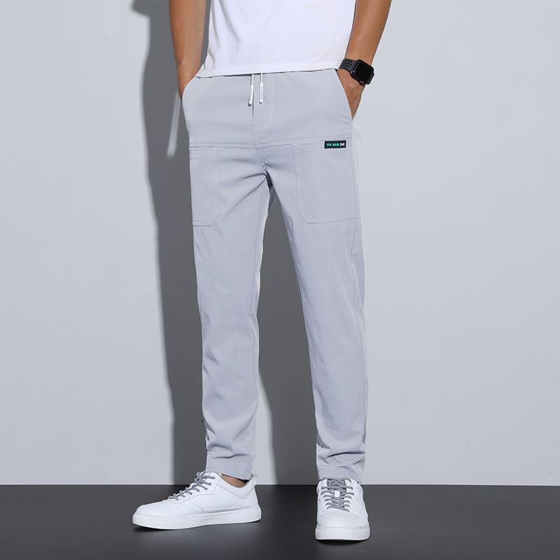 Chillax In Comfort: Ice Silk Men's Sweatpants