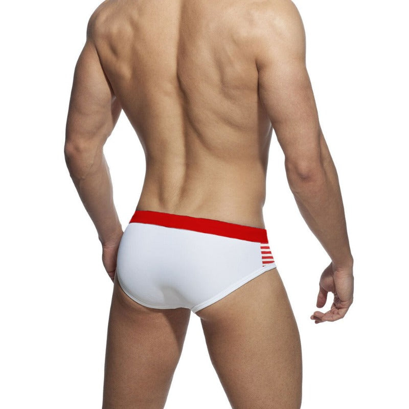 Rep Your Nation: Flag-Inspired Swim Briefs