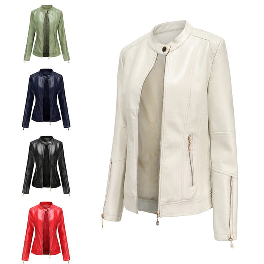 Modern Minimalism: The Short PU Leather Jacket