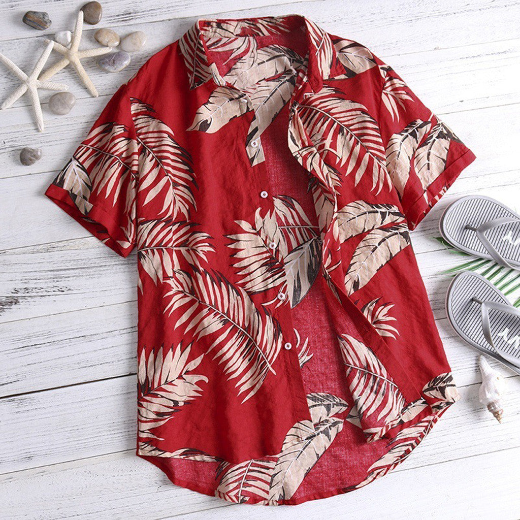 Vacation Vibes: Floral Short Sleeve Shirt