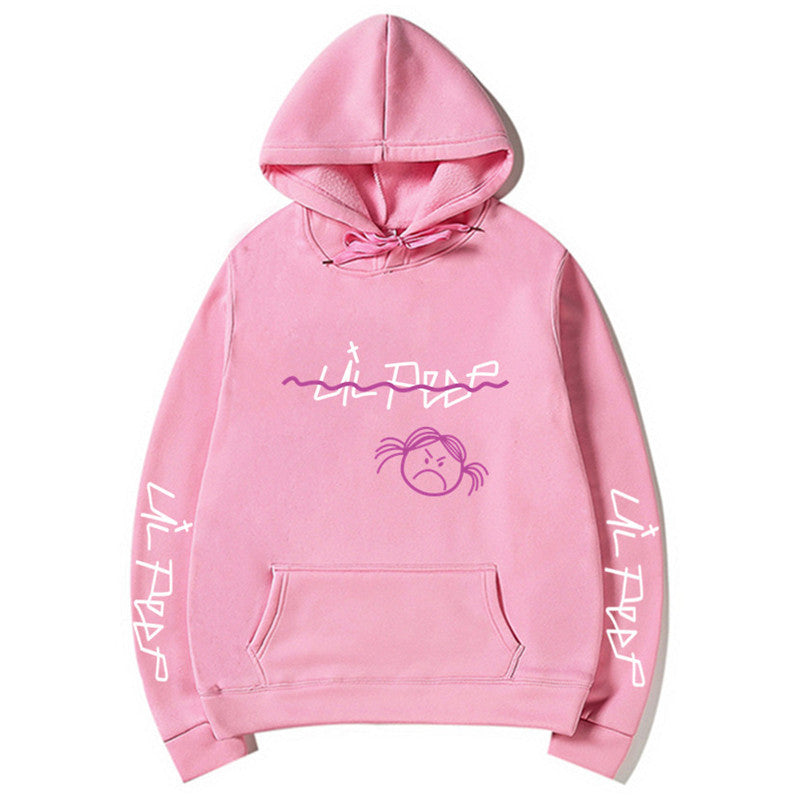 Channel Your Inner Emo Vibe: Lil Peep Print Hoodie