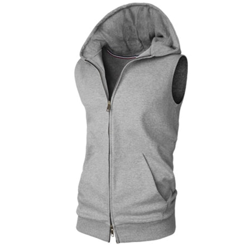 Conquering Summer In Comfort: The Sleeveless Cotton Hoodie