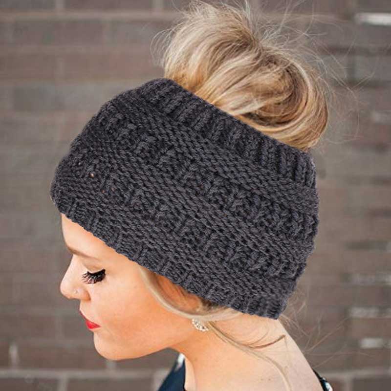 Multi-Way Magic: The Convertible Headwrap Headwrap Ponytail Beanie