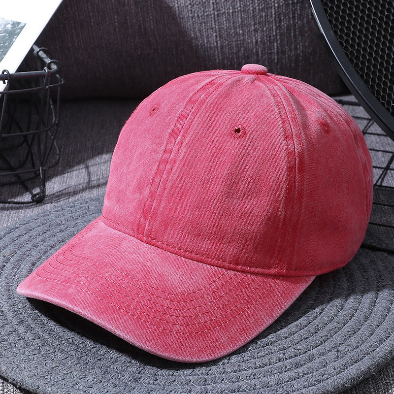 Washed Baseball Cap For Timeless Style