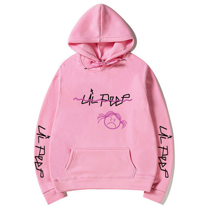 Channel Your Inner Emo Vibe: Lil Peep Print Hoodie