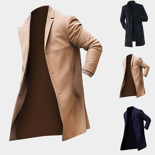 Reimagined Iconic Slim Fit Trench Coat For A Modern Man