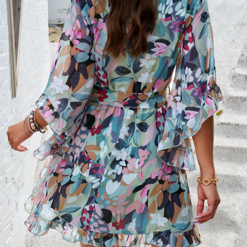 Floral Vibes All Summer: Floral Print Dress