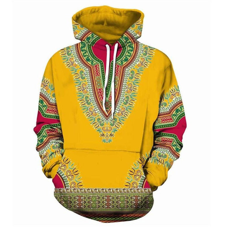 Unleash Your Inner Vibrance: 3D Printed Hoodies with African Flair