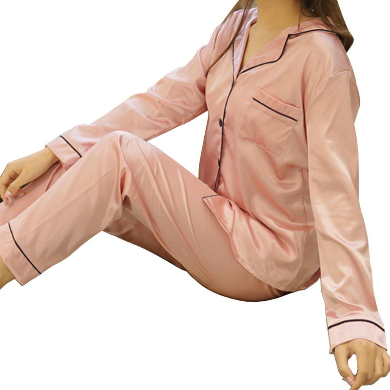 Luxe Ice Silk PJ Set: Cozy Comfort, Endless Style