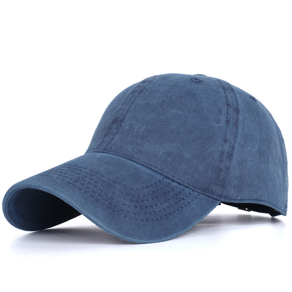 Washed Baseball Cap For Timeless Style