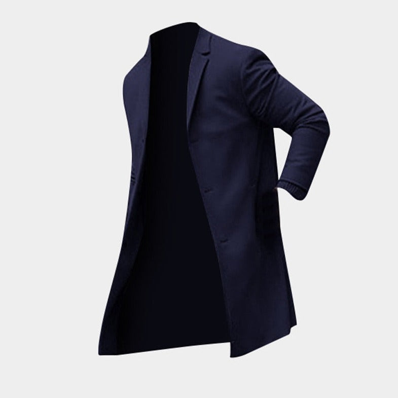 Reimagined Iconic Slim Fit Trench Coat For A Modern Man