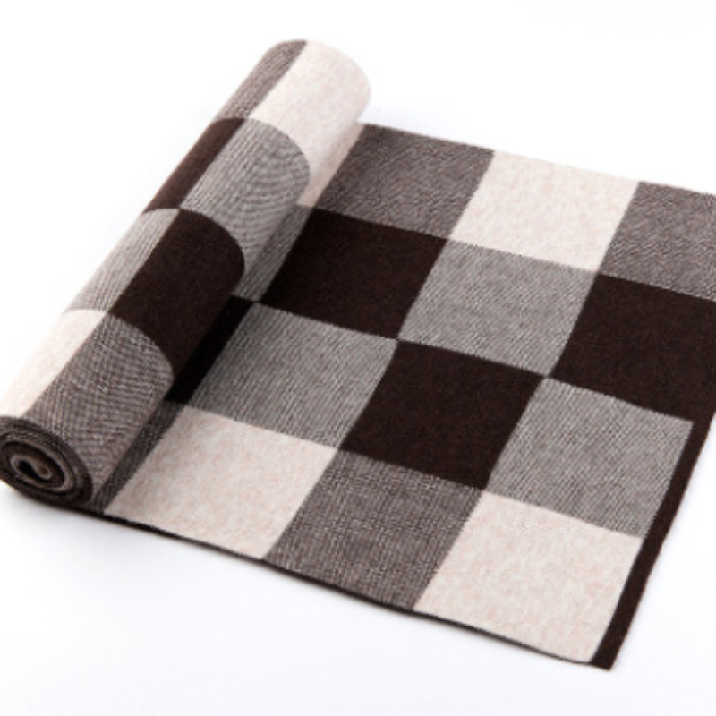 Wrap Yourself In Warmth & Style: The Ultimate Wool Plaid Scarf