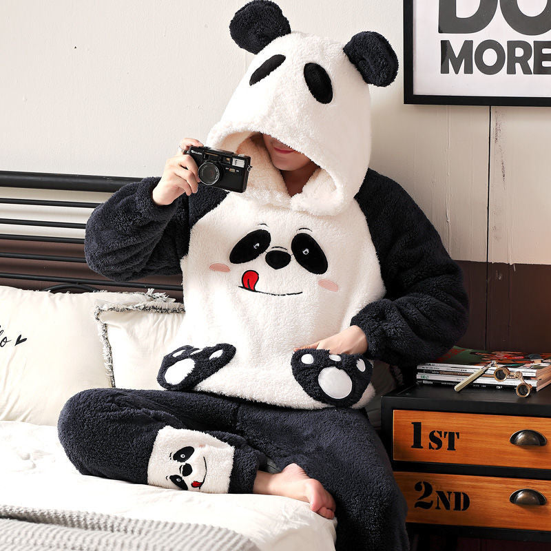 Cozy Up With Character: Animal Hooded Onesies For Men