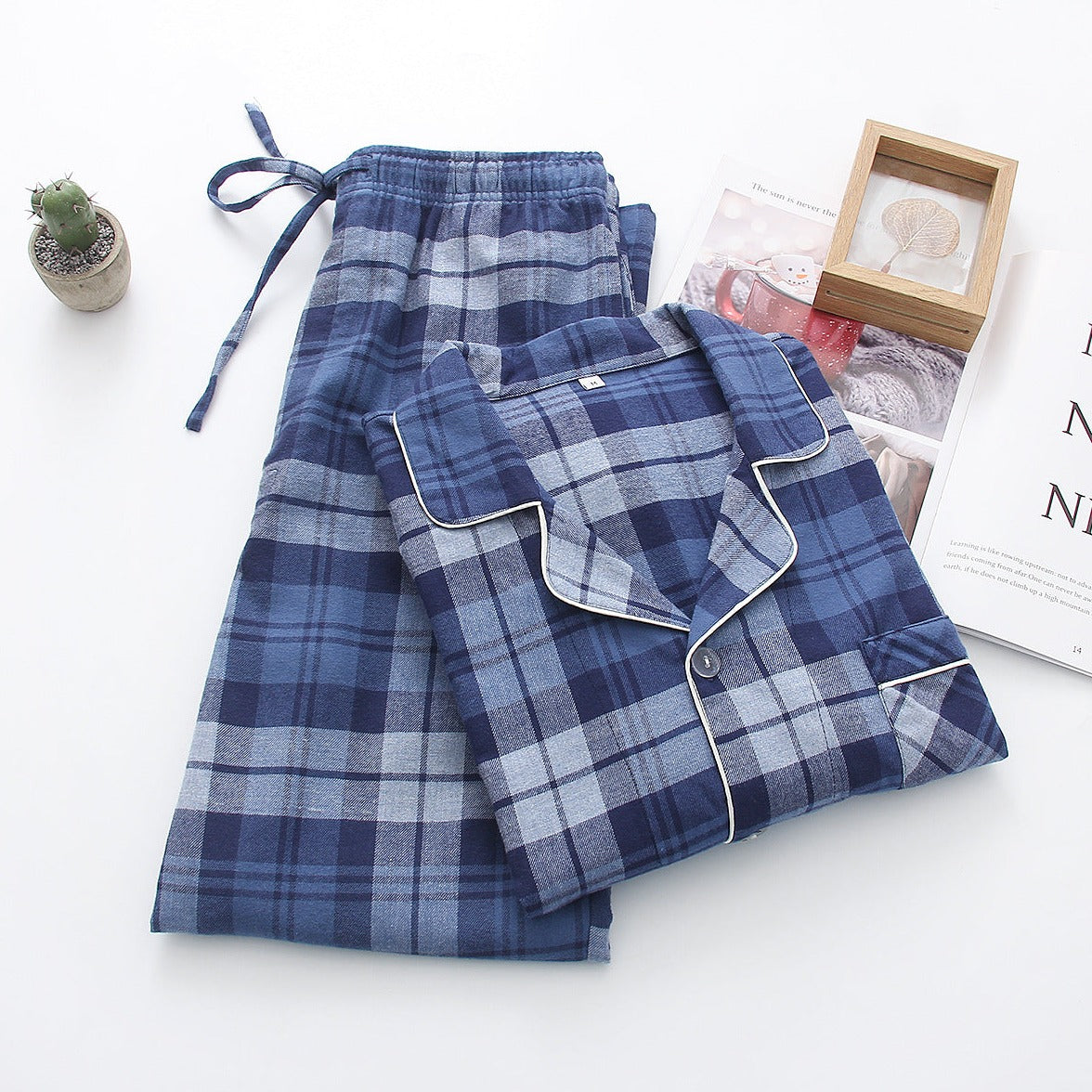 Cozy Cloud Comfort: Men's Flannel PJs For Blissful Lounging