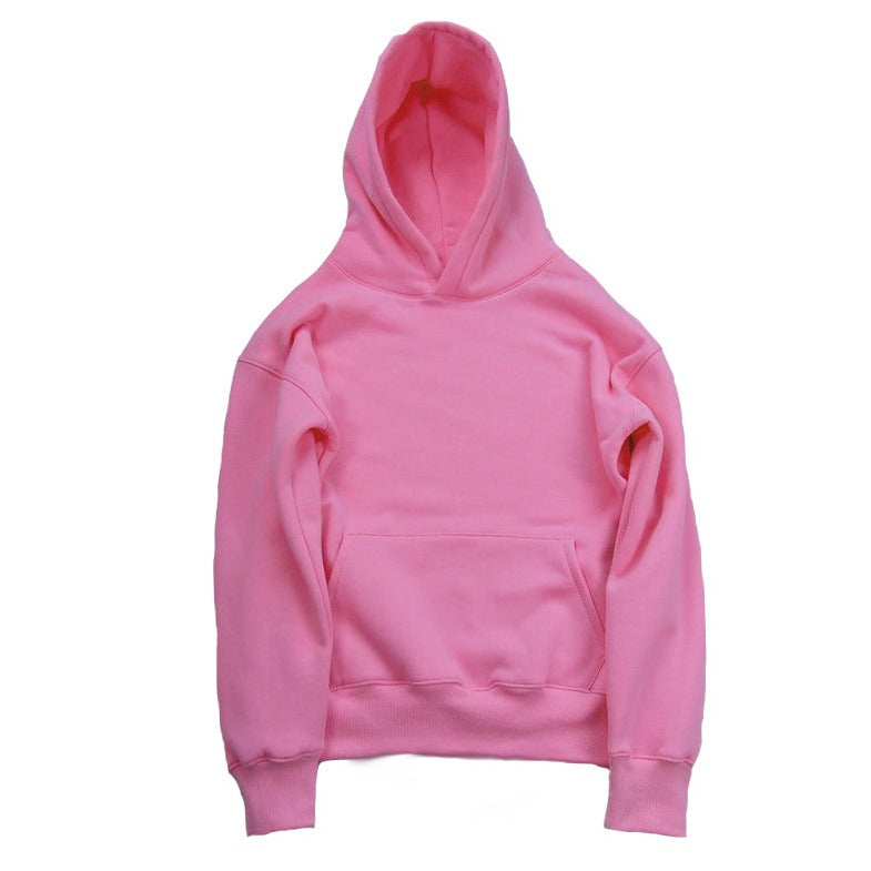 Pure Comfort: Wrap Up In This Solid Color Cotton Hoodie (For Him)