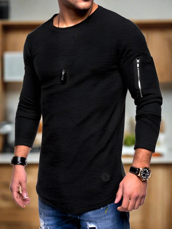 Casual Long Sleeve Top For Men: Effortless Comfort & Endless Style