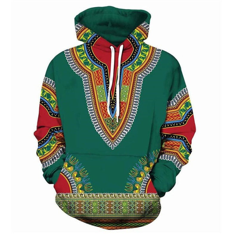 Unleash Your Inner Vibrance: 3D Printed Hoodies with African Flair