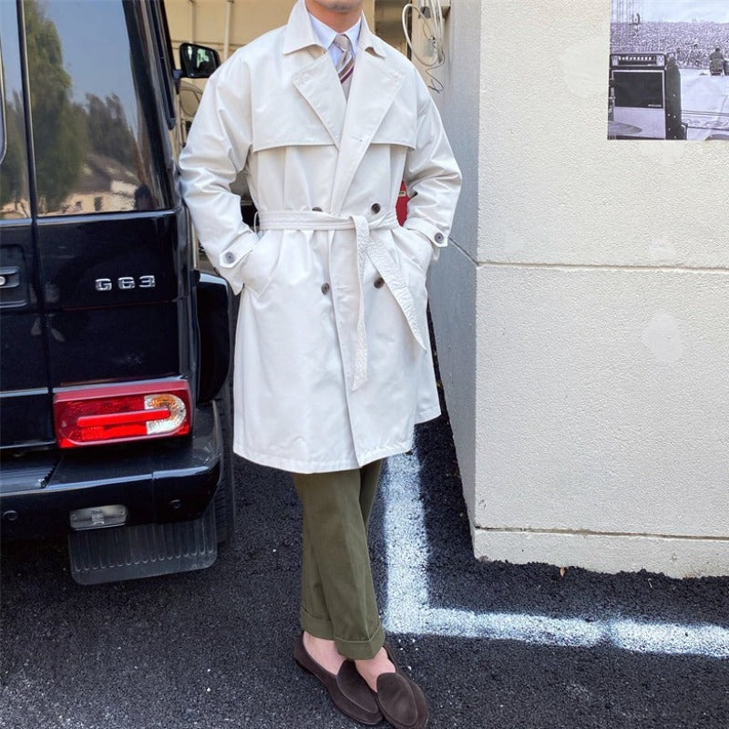 The Commuting Mid-Length Trench Coat: Effortless Elegance