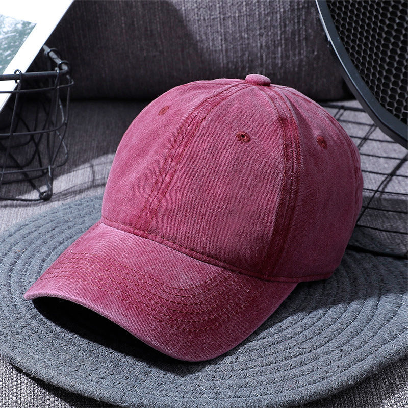 Washed Baseball Cap For Timeless Style