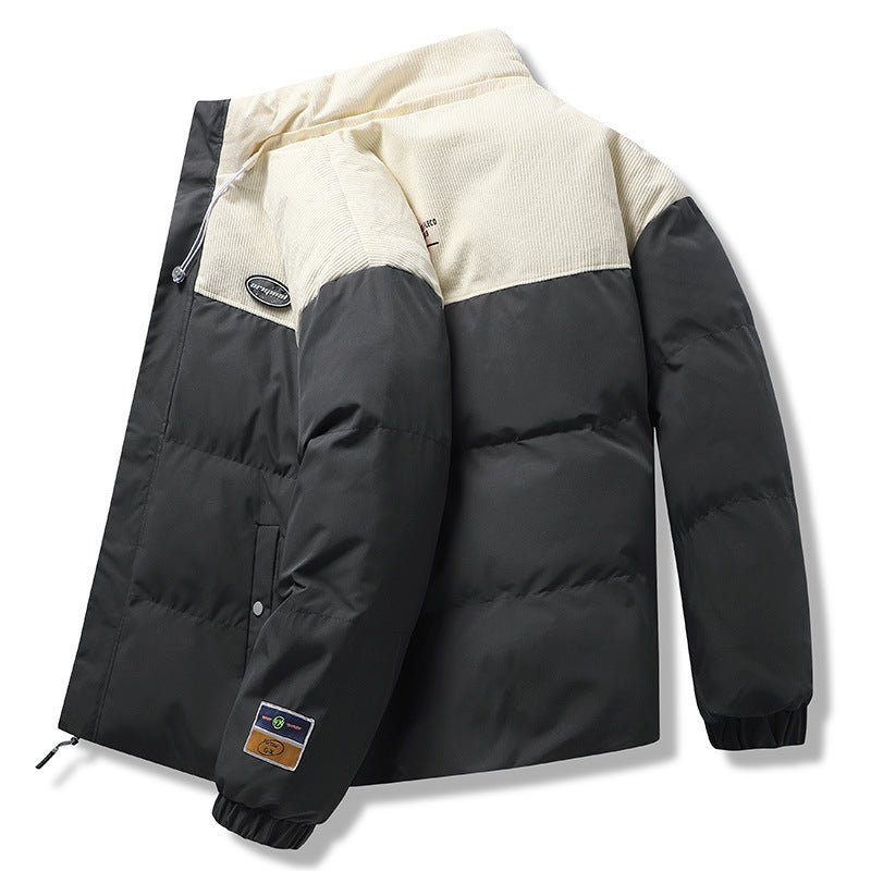 Stand Out In This Head-Turning Two-Tone Puffer Jacket