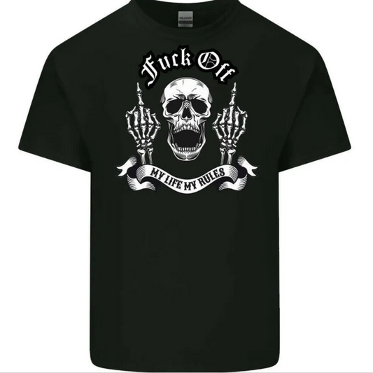 Make A Statement: Edgy Skull T-shirt