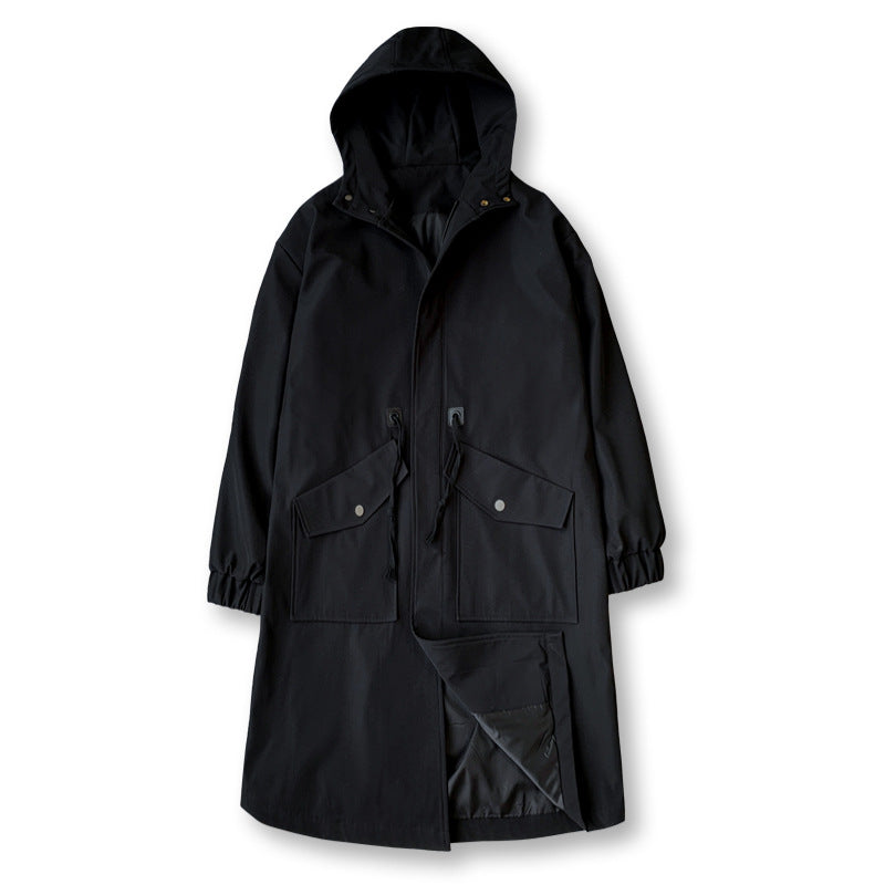 Face Any Weather In Style: Big Pocket Windbreaker Hooded Coat