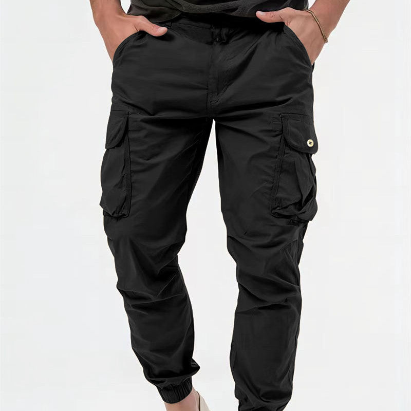 Cargo Cool: Utility Style Meets Comfort In Woven Pants