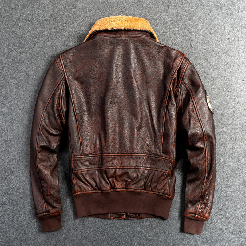 Own The Road: Timeless Leather Jacket With Detachable Edge