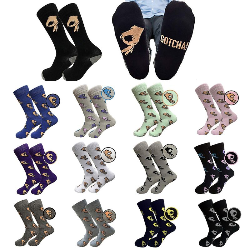 All Right! Cozy Cotton Socks In 14 Fun Colors