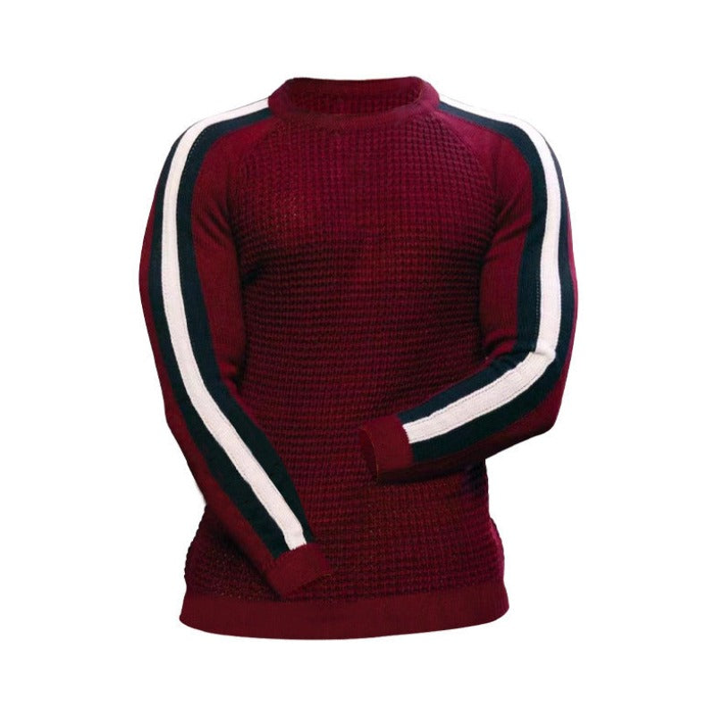 Chilled Vibes, Elevated Style: The Contrast Slim Sports Sweater