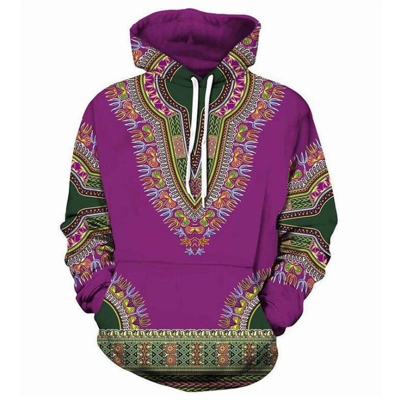 Unleash Your Inner Vibrance: 3D Printed Hoodies with African Flair