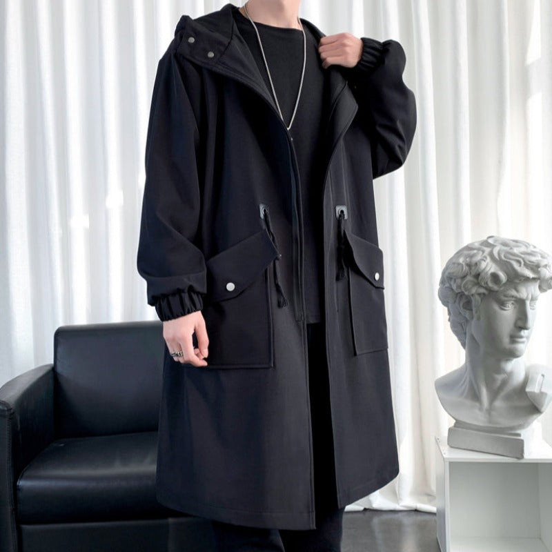 Face Any Weather In Style: Big Pocket Windbreaker Hooded Coat